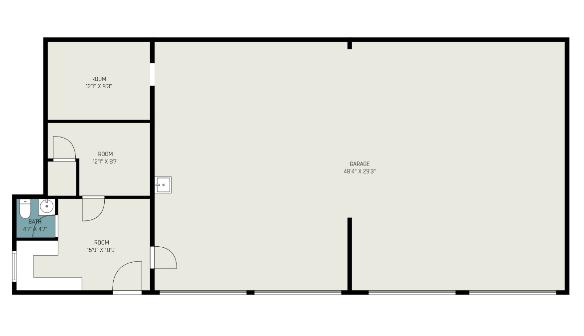 5635 Elmo Rd – Floor Plan